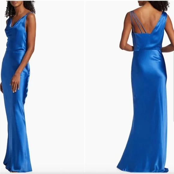 NWT NEW Veronica Beard Sanderson MaxiDress in Azure Blue